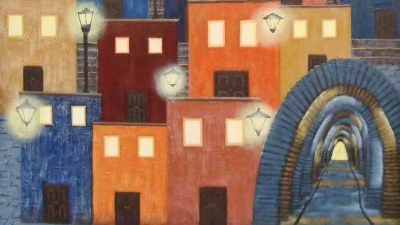 Una de las primeras pinturas de Luz.